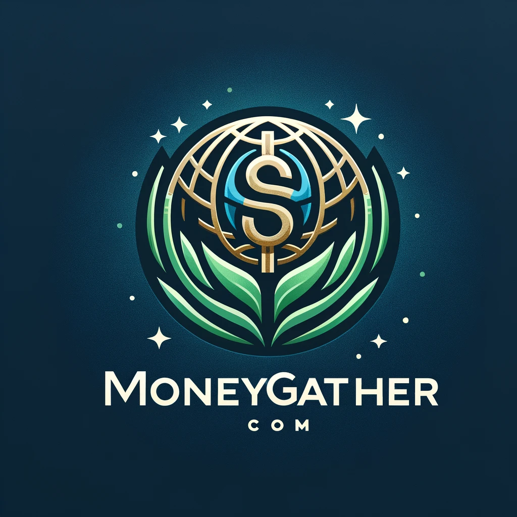 The logo for moneygather com.